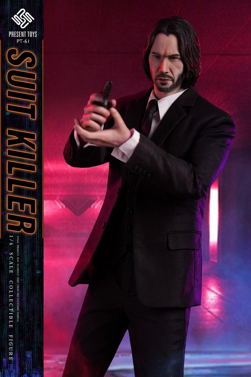 PRESENT TOYS 1/6 スーツ キラー  PT-sp61 PRESENT TOYS PT-sp61 1/6 Suit killer John Keanu Collectible