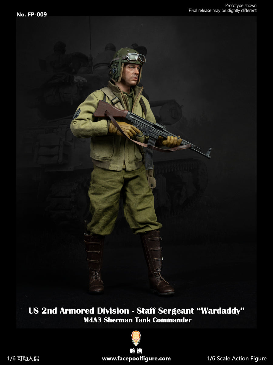 FACEPOOL 1/6 FP009 US 2ND ARMORED DIVISION - STAFF SERGEANT