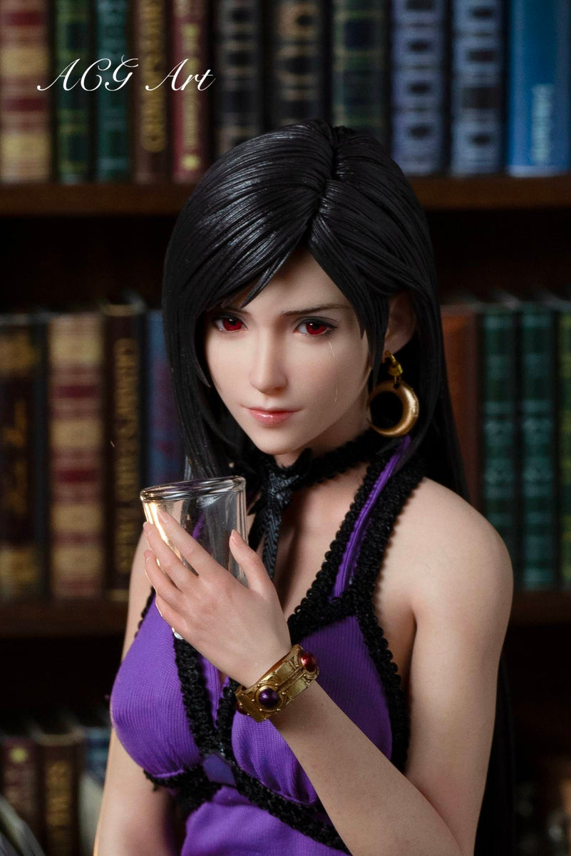Acgart ACG ティファ 1/6 スケール　ヘッド 素体無し 微笑み ACG ART 1/6 DREAMING GIRL TIFA - DELUXE TEAR – One Man's Hobby