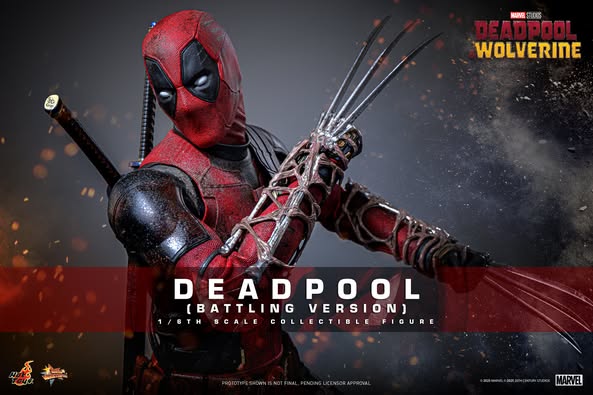 HOT TOYS 1/6 MMS782 DEADPOOL (BATTLING VERSION) – One Man's