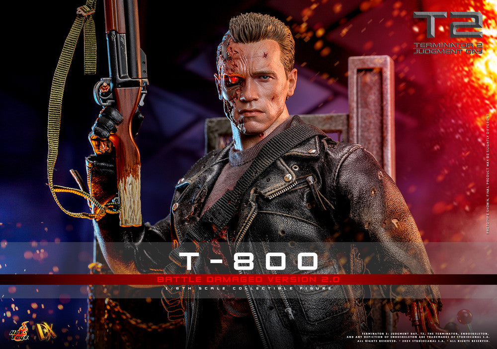 Hottoys T-800 バトルダメージ版 1/6スケールフィギュア T-800 (Battle Damaged Version 2.0) Sixth Scale Figure by Hot