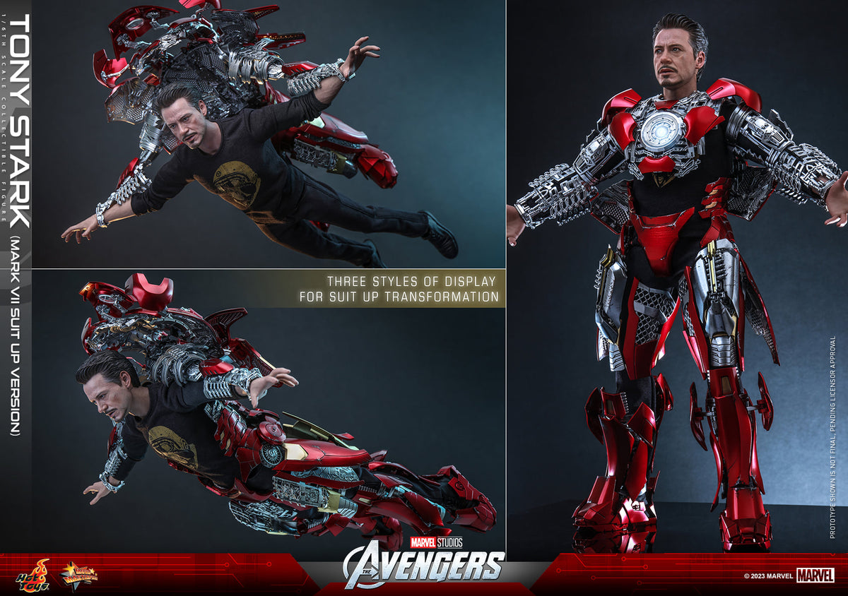 HOT TOYS 1/6 MMS718B TONY STARK MK VII SUIT UP SPECIAL – One