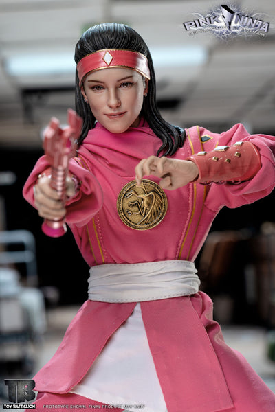 TOYS BATTALION 1/6 ピンク ニンジャ TB018 Ninja TOYS BATTALION TB018 1/6 Pink Ninja Collectible Female