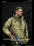 FACEPOOL 1/6 FP009 US 2ND ARMORED DIVISION - STAFF SERGEANT STANDARD