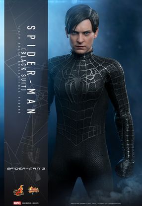 ホットトイズ MMS727 スパイダーマン3 ブラックスーツ 通常版 1/6 HOT TOYS 1/6 MMS727 SPIDER-MAN 3 BLACK SUIT REGULAR VER