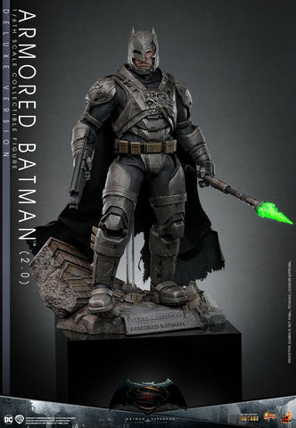 HOT TOYS 1/6 MMS743 ARMORED BATMAN 2.0 DELUXE