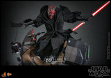 HOT TOYS STAR WARS THE PHANTOM MENANCE DARTH MAUL WITH SITH SPEEDER