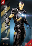 HOT TOYS 1/6 MMS741D61 IRON MAN MK VII (MK 7) BLACK & GOLD