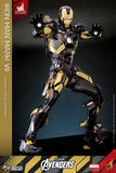 HOT TOYS 1/6 MMS741D61 IRON MAN MK VII (MK 7) BLACK & GOLD