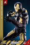 HOT TOYS 1/6 MMS741D61 IRON MAN MK VII (MK 7) BLACK & GOLD