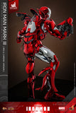 HOT TOYS 1/6 IRON MAN MK III (MK 3) RED & CHROME