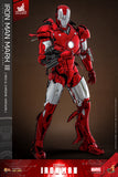 HOT TOYS 1/6 IRON MAN MK III (MK 3) RED & CHROME