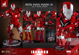 HOT TOYS 1/6 IRON MAN MK III (MK 3) RED & CHROME