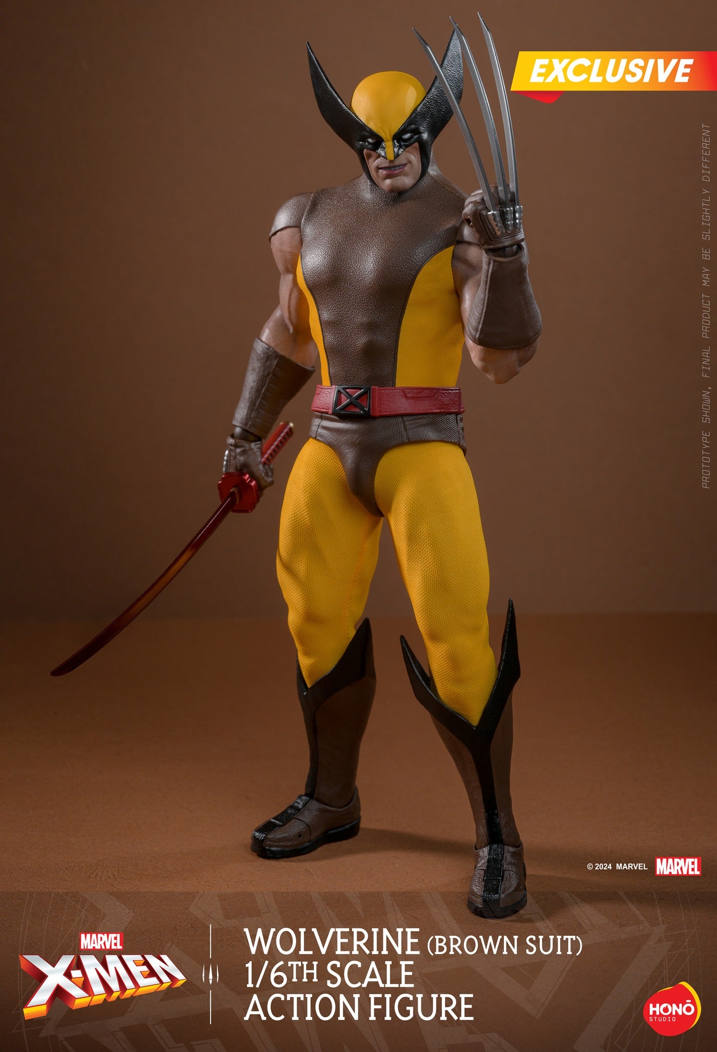HONO STUDIO 1/6 WOLVERINE BROWN SUIT X-Men HS03 – One Man's