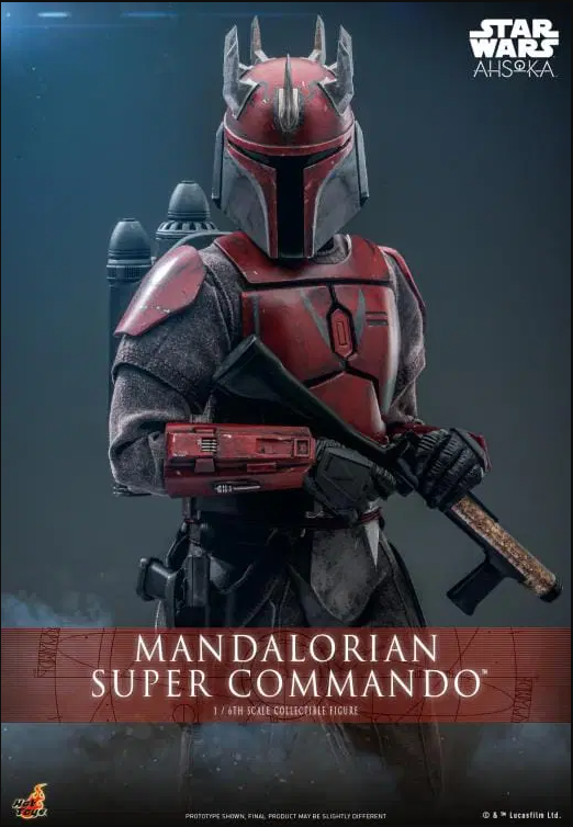 ホットトイズTMS127 スター・ウォーズ マンダロリアン・スーパー・コマンドー テレビ・マスターピース】『スター・ウォーズ：アソーカ』1/6