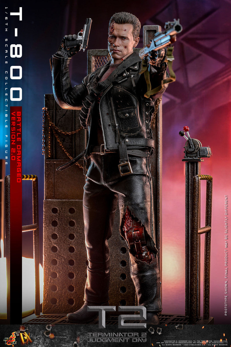Hottoys T-800 バトルダメージ版 1/6スケールフィギュア FIG]ムービー・マスターピース T-800(バトルダメージ版