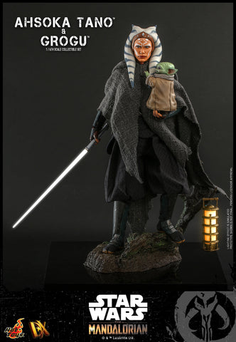 HOT TOYS 1/6 DX21 AHSOKA TANO & GROGU