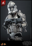 HOT TOYS 1/6 MMS643 CLONE TROOPER CHROME