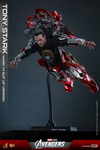 HOT TOYS 1/6 MMS718B TONY STARK MK VII SUIT UP SPECIAL