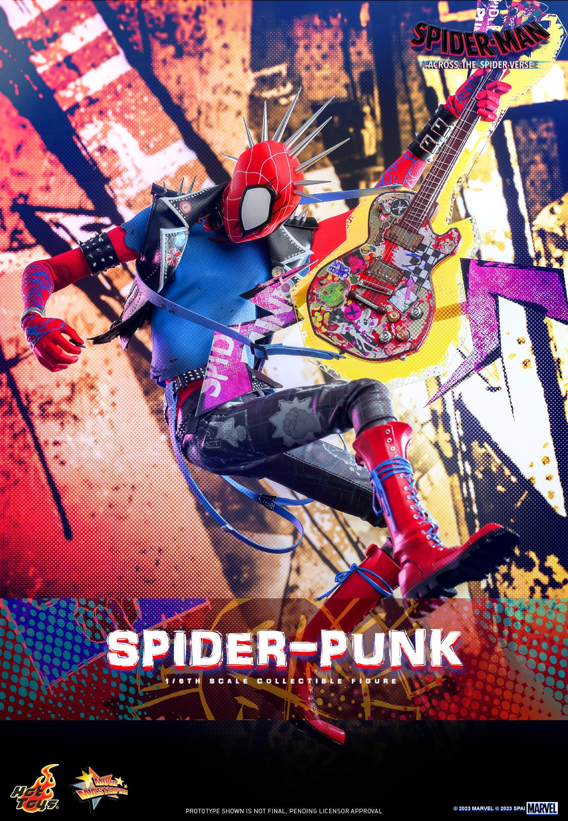 ホットトイズ 1/6 スパイダー・パンク 通常.Ver MMS726 Spider-Man: Across the Spider-Verse MMS726 Spider-Punk 1/6